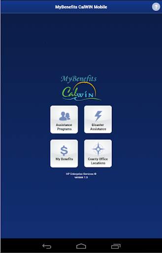 CalWIN Mobile Application screenshot 5