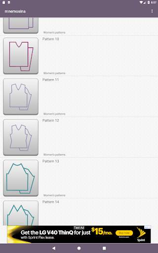 Mnemosina knitting patterns screenshot 22