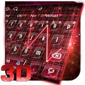 Red Tech Heart Keyboard Theme icon