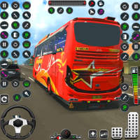 Real City Coach Bus Games 3D logo