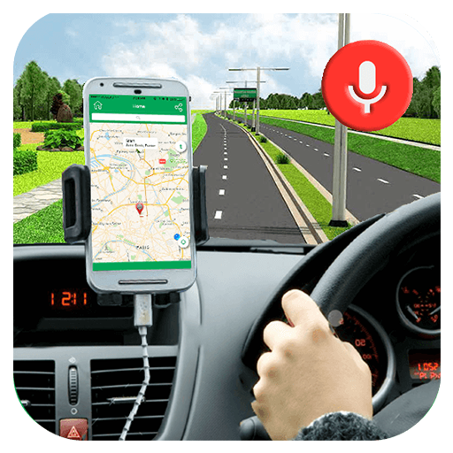 Live GPS Route Finder Voice Navigation Street View आइकन