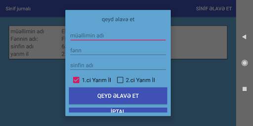 Sinif jurnalı screenshot 2