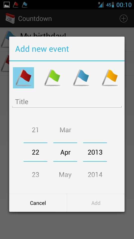 Status Bar Countdown screenshot 3