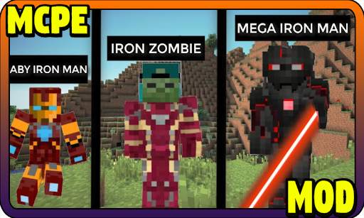 Addon Iron Man MCPE - Minecraft Mod screenshot 3