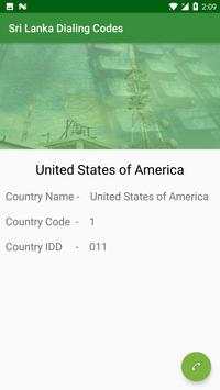 Sri Lanka Dialing Codes screenshot 3
