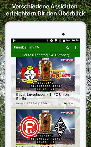 Fussball im TV live screenshot 9