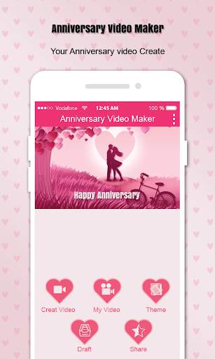 Anniversary Video Maker screenshot 1