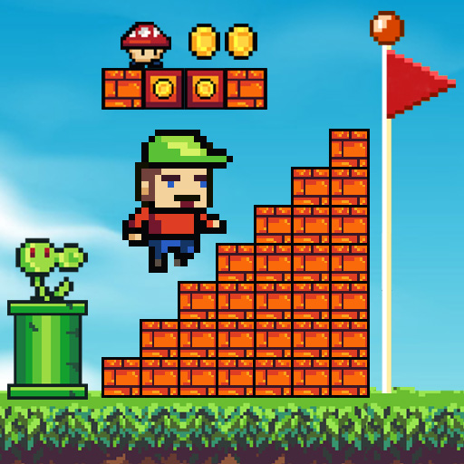 Super arcade. Pixel games adventure. Retro games icon