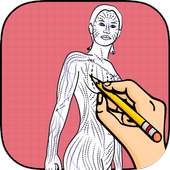 how to draw X Men icon