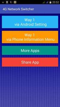 VoLTE 4G Network Switcher screenshot 2