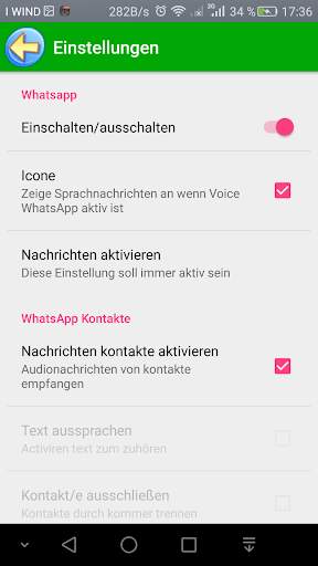 Voice Notifications Tittel screenshot 2