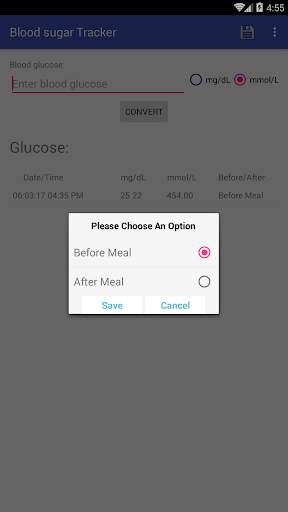 BloodSugar tracker & converter screenshot 2