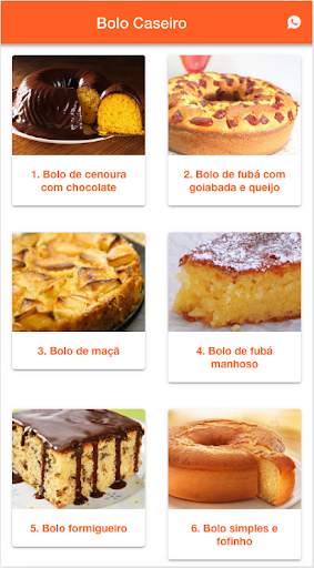 Bolo Caseiro - 30 Receitas screenshot 1