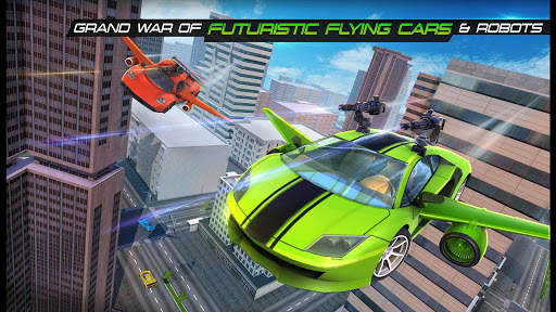 Flying Army Car Transform Robot Shooting Game screenshot 3