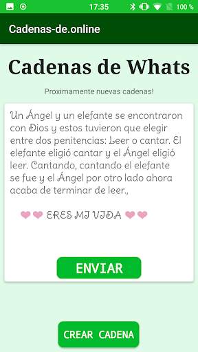 Cadenas para Whatsapp screenshot 3