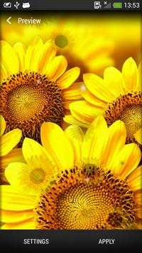 Sunflower Live Wallpaper screenshot 5