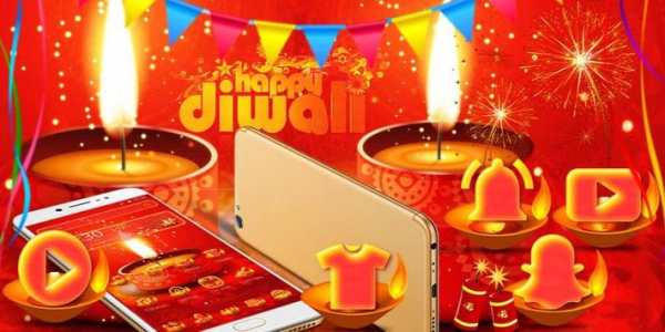 Red Happy Diwali Theme screenshot 4