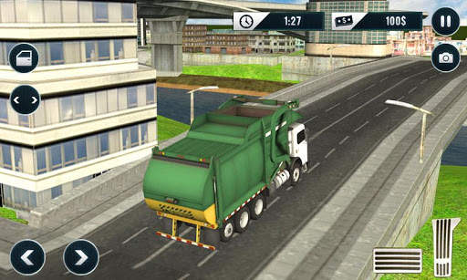 Trash Truck Simulator 3D screenshot 4