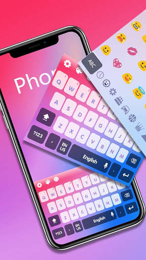 Phone X keyboard screenshot 1