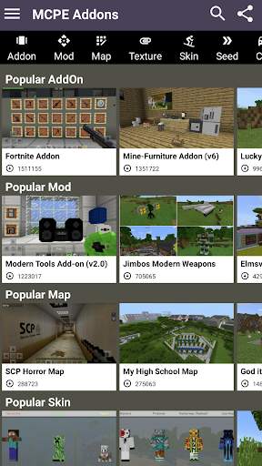 Addons For Minecraft - MCPE Lucky Blocks screenshot 1