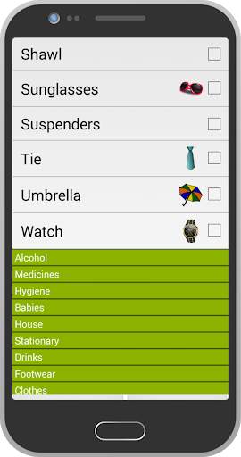 My Luggage Checklist screenshot 4