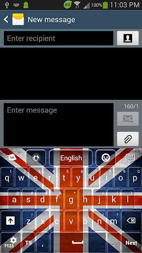 UK Keyboard स्क्रीनशॉट 1
