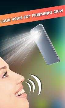 Flashlight on Voice Smart screenshot 3