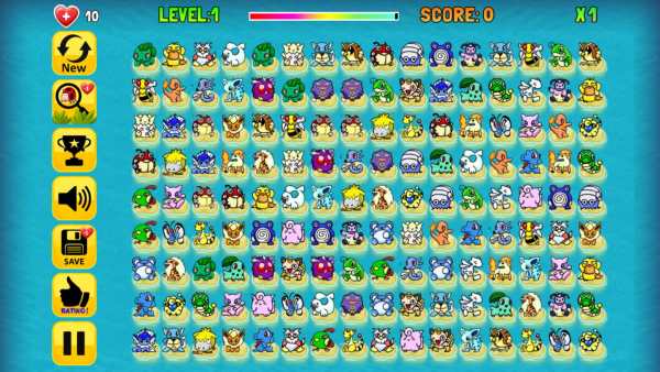 Pikachu Classic Funny Animals: Puzzle Free Game screenshot 1