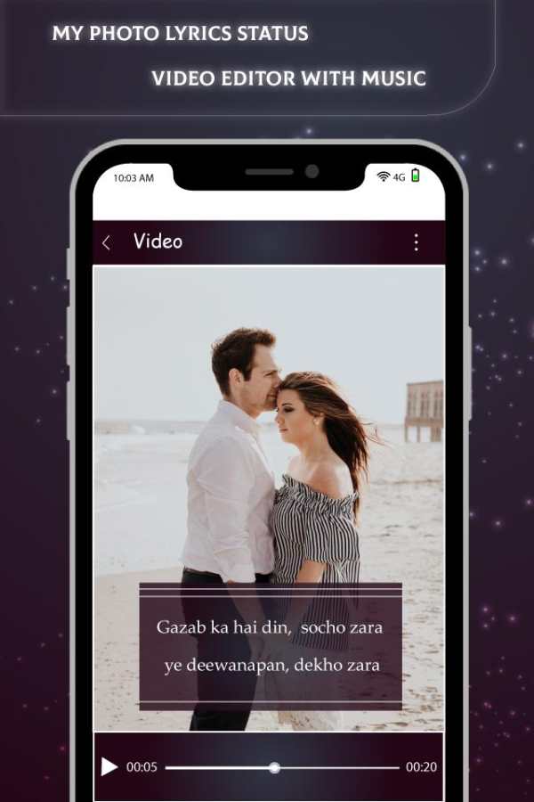 My Photo Lyrics Status Video Maker With Music screenshot 3