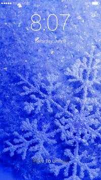 Snow Lock Screen Pro screenshot 1