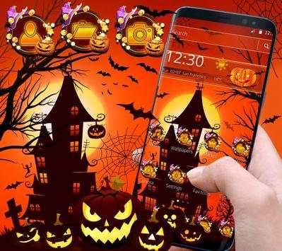 Scary Night Halloween Theme 1 تصوير الشاشة