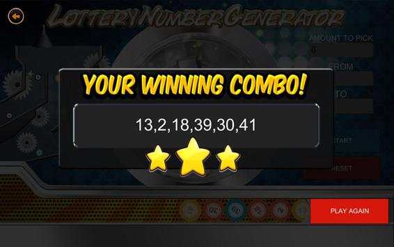 Lottery Number Generator screenshot 6