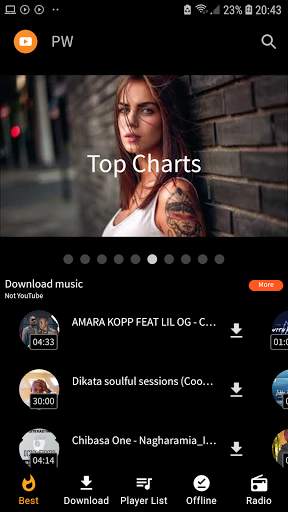 PW Free Music Downloader & Player screenshot 2