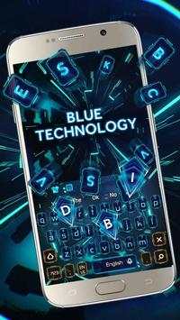Blue Technology Keyboard screenshot 1