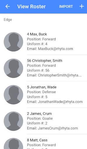 Team Hockey Stats Mobile screenshot 2