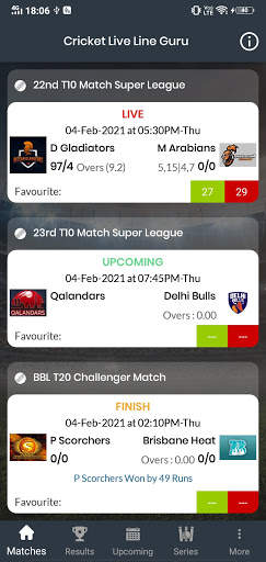 Cricket Live Line Guru | Fastest Cricket Score screenshot 1