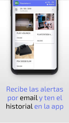 alarmios - alertas en Wallapop, milanuncios y más! 4 تصوير الشاشة