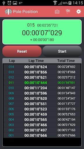 Pole Position App screenshot 1