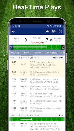 Football NFL Live Scores, Stats, & Schedules 2021 screenshot 2