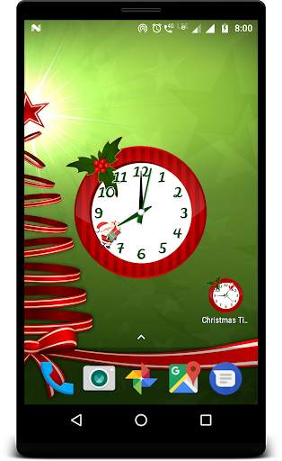 Christmas Time clock live wallpaper screenshot 8