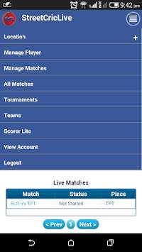 Cricket Scorer for All Matches screenshot 3