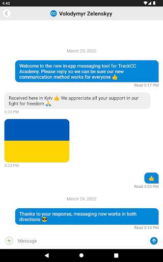 TrackCC Class management screenshot 12