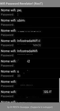 Wifi password revelator (ROOT) screenshot 1