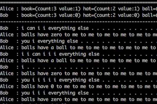 Chat bot bob alice a.i. k.i. experiment facebook screenshot 4