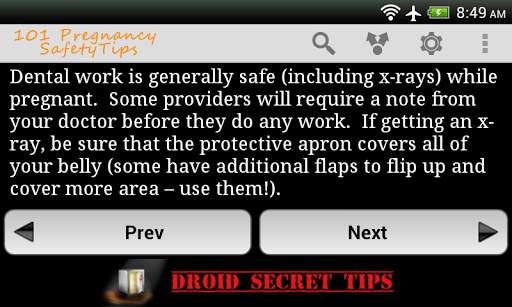 101 Pregnancy Safety Tips Free screenshot 4