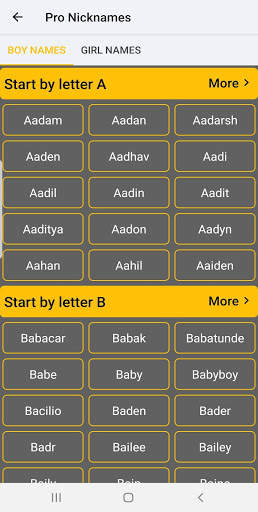 Names Nicknames Style Cool Text скриншот 3
