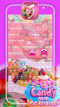 Candy Color Pic Keyboard screenshot 3