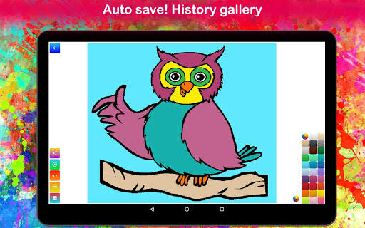 Glitter Bird Coloring Pages Game for kids🐦 screenshot 18