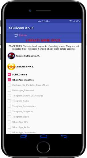 SGCleanLite Clean Liberate Space screenshot 3