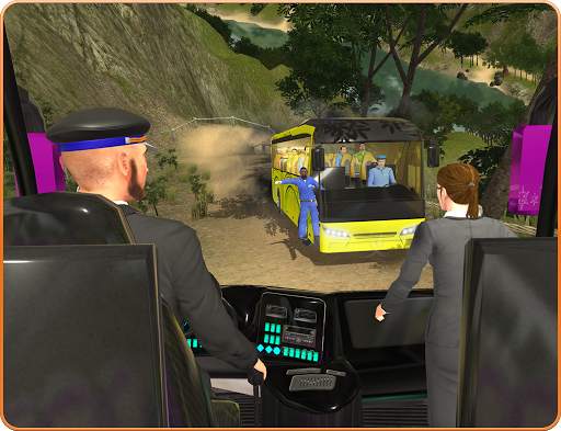 OffRoad Transit Bus Simulator - Hill Coach Driver screenshot 14